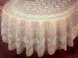 Скатерть CROCHET 60*90 (150*228), арт. S-308А, ОВАЛ, 60-90-308 