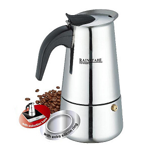 Кофеварка RS/CM на 4 чашки, гейзерная арт. 8800-04 