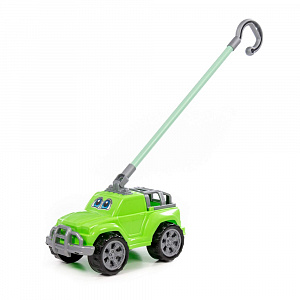 Автомобиль-каталка "Дени" с ручкой арт. 01911, 74994 