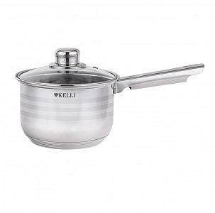 Ковшик из нерж. стали 1,3л "Kelli", арт. KL-4292-14 