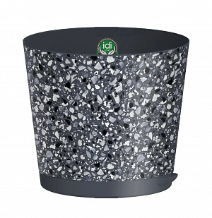 Горшок для цветов 0,75л "Stone Flower"/Oregano с прик. поли. декор арт. РТ2216068, 2216023 