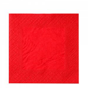 Салфетки бум 400 шт 24*24 1сл КРАСНЫЕ "LIME", "БикПак" арт. 004295 