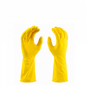 Перчатки хозяйственные, резиновые 1пара (L)  AVIORA  арт. 402-568 