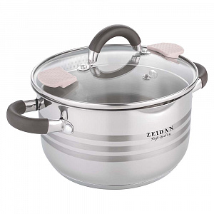 Кастрюля нерж 2.9 л ZEIDAN, ст. крыш  арт. Z-50289 Rome 