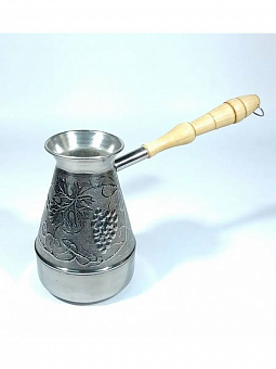Турка медная (кофеварка) "Виноград" 700 гр 