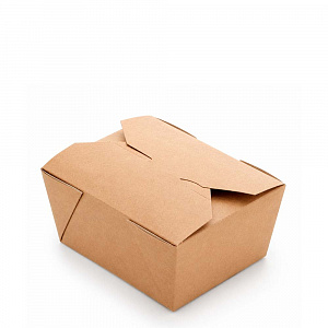 Упаковка WOK бум. 600мл КРАФТ/БЕЛЫЙ OSQ ECO FOLD BOXарт. 0800450 