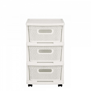 Комод компакт с 3 корзинами Ajur арт. KL3795 
