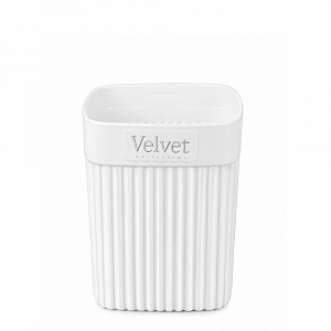 Стакан для зубных щеток 0,65 л 90*90*119 мм "VELVET" арт. С32393 