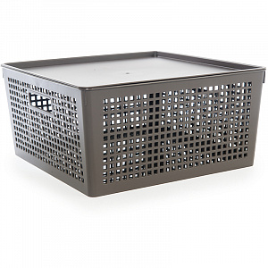 Корзина "TRAYMIX" с крышкой 12л  310*310*150 мм арт. С46580 