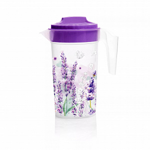 Кувшин 1,2 л с крышкой "Lavender", арт. С14841 ПБ 