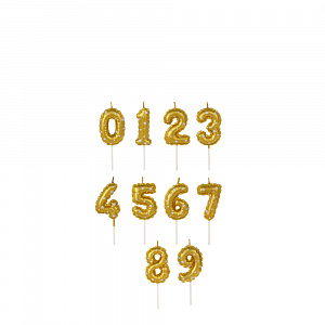 Свеча для торта в форме цифр 5,2см,парафин, FNtastic арт. 506-276 