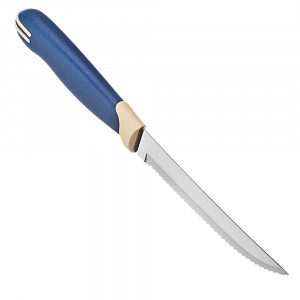 Tramontina Multicolor Нож для стейка 5" /(2 шт) на блистере 23500/215 871-563 ЦЕНА ЗА 2 ШТУКИ! 