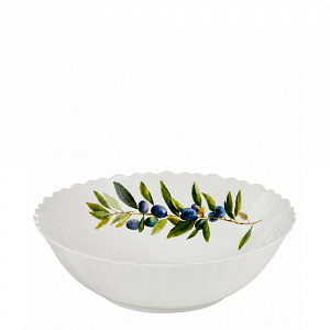 Салатник 18 см 700 мл. JEWEL Олива (стеклокерамика)  арт. ПС00173-58 