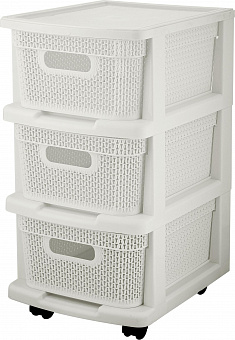Комод компакт с 3 корзинами Ajur арт. KL3795 