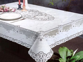 Скатерть CROCHET 46*60 (115*150), арт S-501. 46-60-501 
