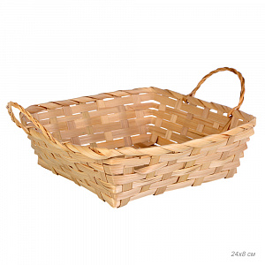 Корзина плетенная 24*8см , арт. GN295-17, 690878 