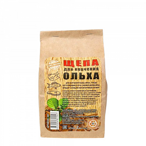Щепа "ОЛЬХА" 2 л крафт-пакет арт. 001 