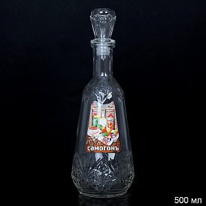 Графин Колокол 500мл. в ассорт. арт. 03000-00741/743/745/747/749/751/753/755/757/759 