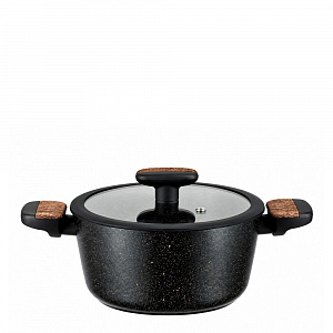 Кастрюля 2,5 л; 20 см Linea ALBERO с крышкой (индукция)  арт. 62-1420 