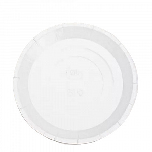 Тарелка бум D180 мм OSQ ECO PLATE 180 WB БЕЛЫЙ/КРАФТ 