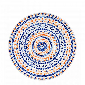 Тарелка десертная 8" 20 см Lavenir "Восток" гладкий край фарфор арт. тгк8-2904, 00104171 