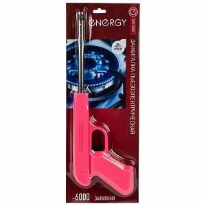 Пьезозажигалка JZDD-17-R, PRP пистолет красная арт. 157422 