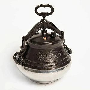 Казан (скороварка) 8,0 л Афганский, с ручками, двухцветный (Н101) 
