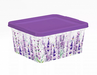 Лоток 1,9л  с крышкой "Lavender" арт. С51044 