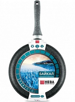 Сковорода блинная 24 "Природные минералы" линия "Байкал" литая,н/р арт.256224, НЕВА 