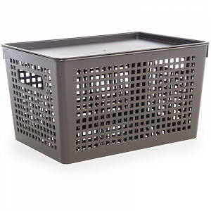 Корзинка с крышкой TRAYMIX 270*190*150 мм 6 л арт.С46380 