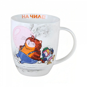 Кружка 420 мл ф.дерби Попугай Кеша в п/уп фарфор арт. HD241137 (285272) 