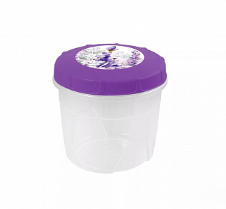 Банка для хранения продуктов 0,5 л "Lavender"  арт. С57544 