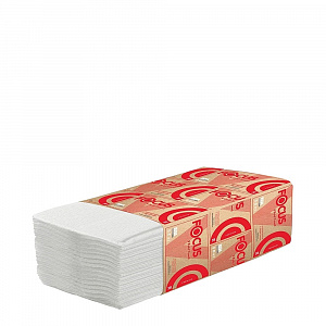 ///Полотенце бум. ФОКУС PREMIUM 2сл 23*23см 200л V-слож. арт. 5083739 (ПРОДАЕТСЯ КРАТНО УПАКОВКИ!!) 