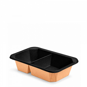 Упаковка бум OSQ OCTOBOX 800/2 BLACK WOOD КРАФТ/ЧЕРНЫЙ 